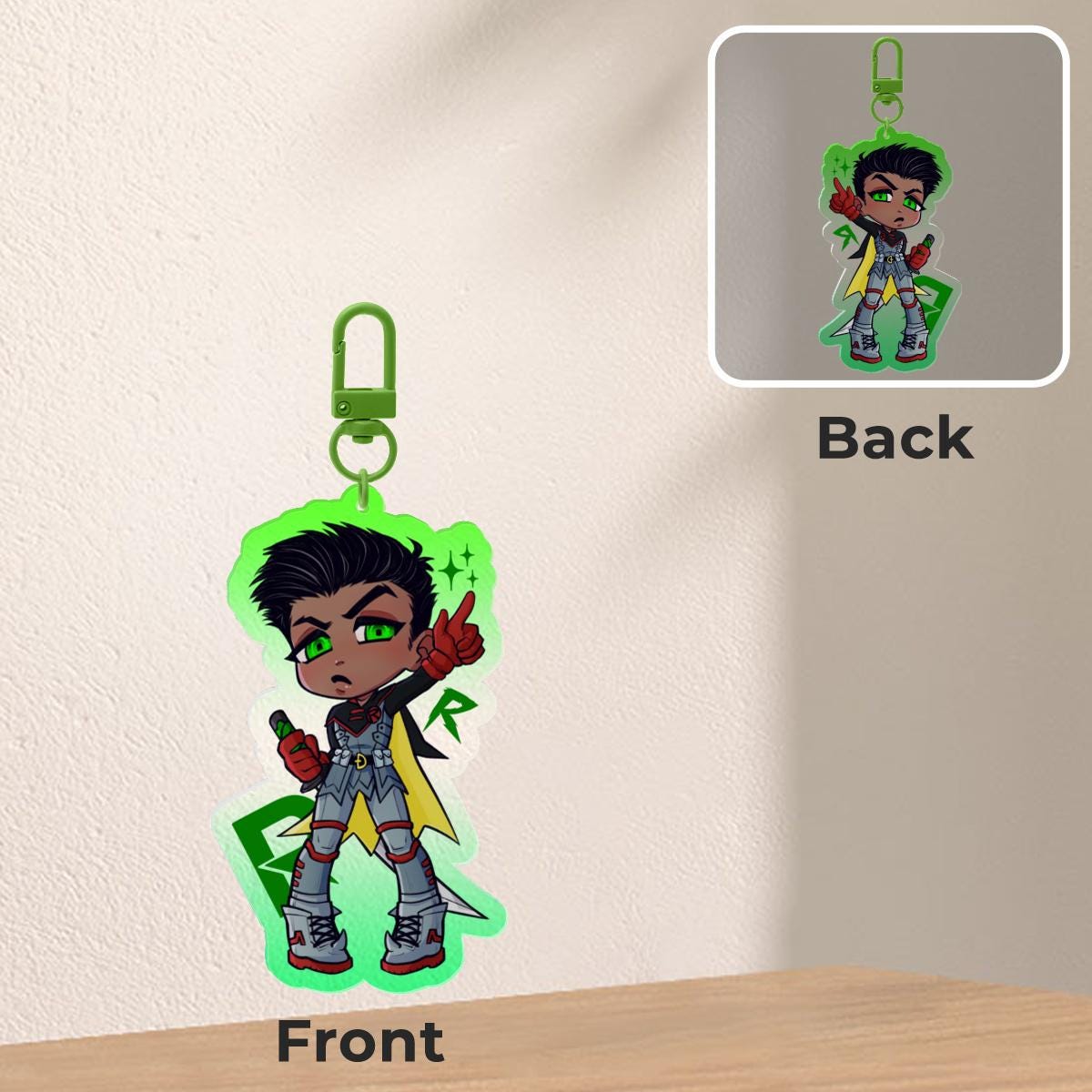 Robin Damian Wayne 3" Acrylic Keychain