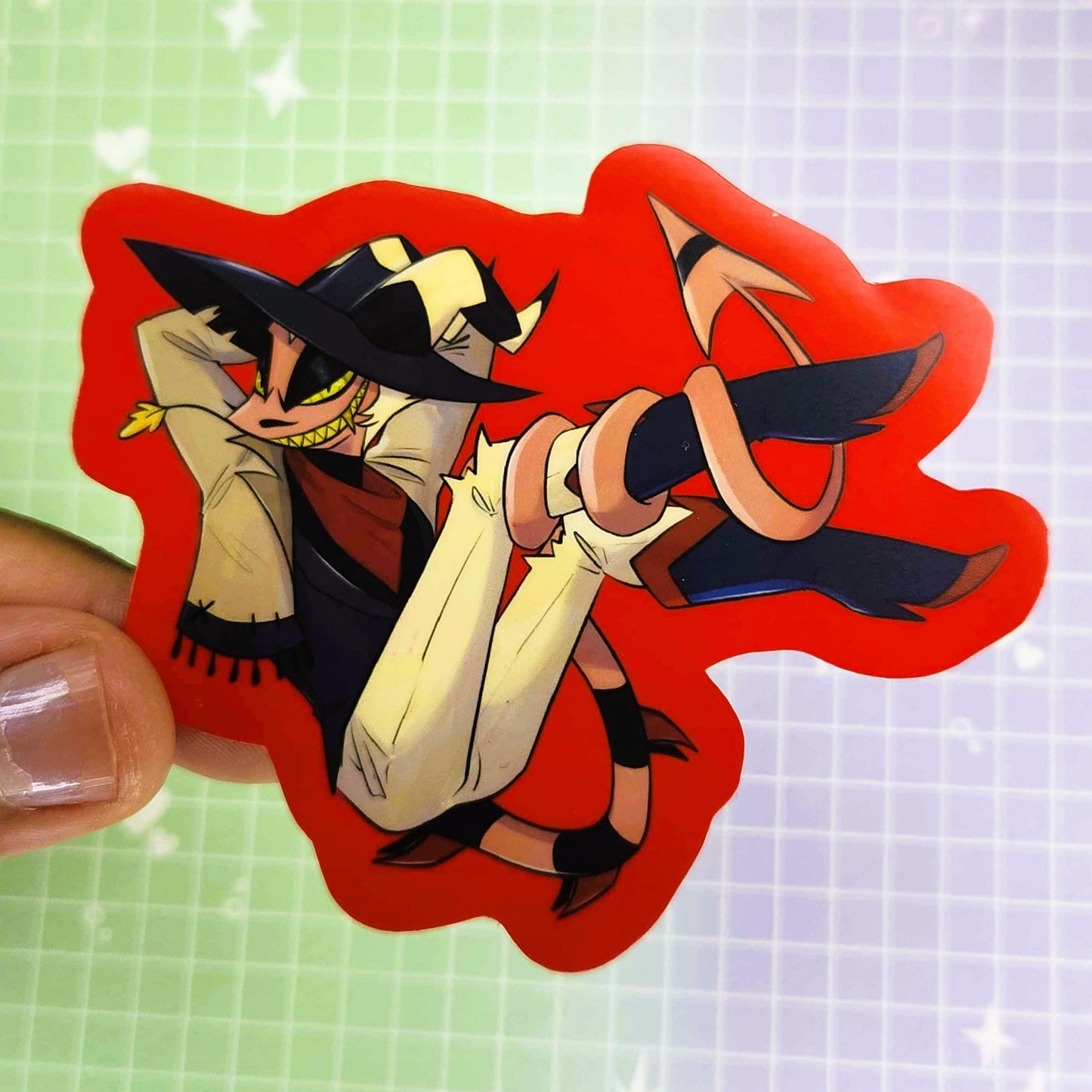 Striker Helluva Boss 3" Sticker