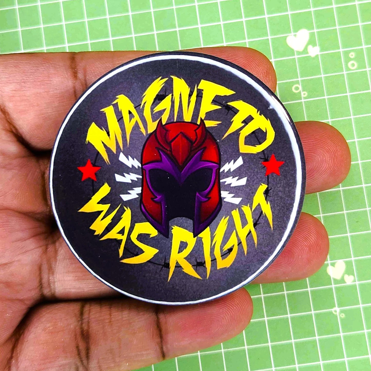 Magneto Was Right 2" Button Badge