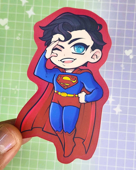 Superman 3" Sticker