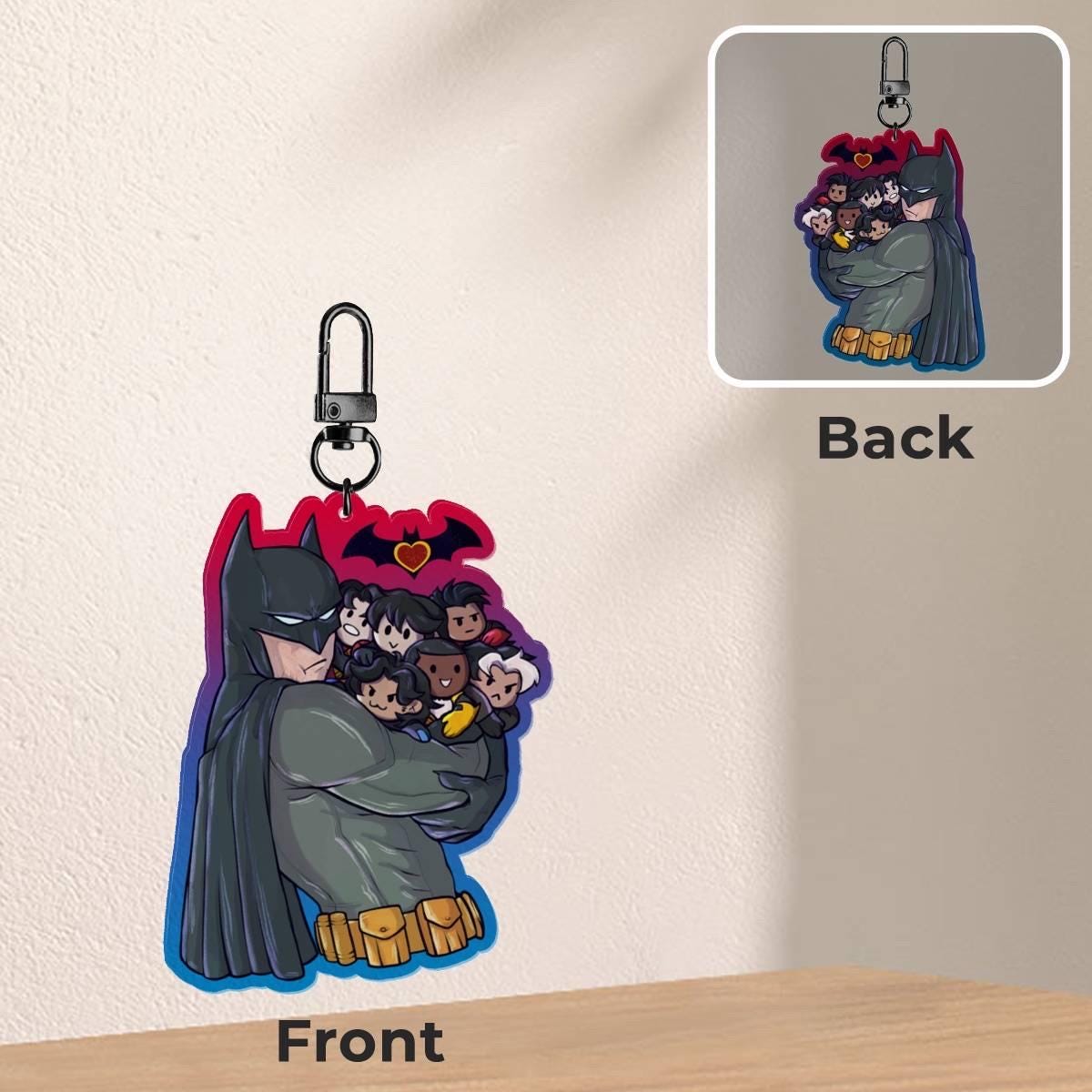 Batfamily 3" Acrylic Keychain