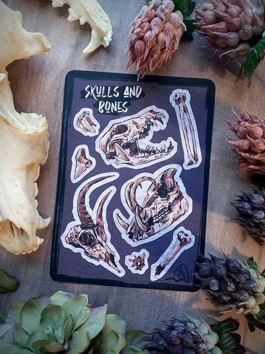 Skulls and Bones Sticker Sheet