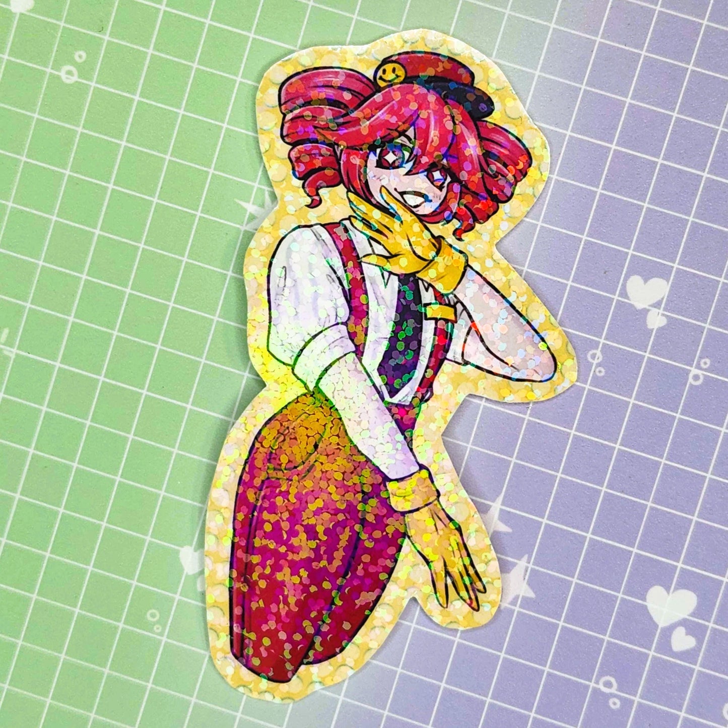 Mesmerizer VOCALOID Hatsune Miku and Kasane Teto 3” Holographic Stickers