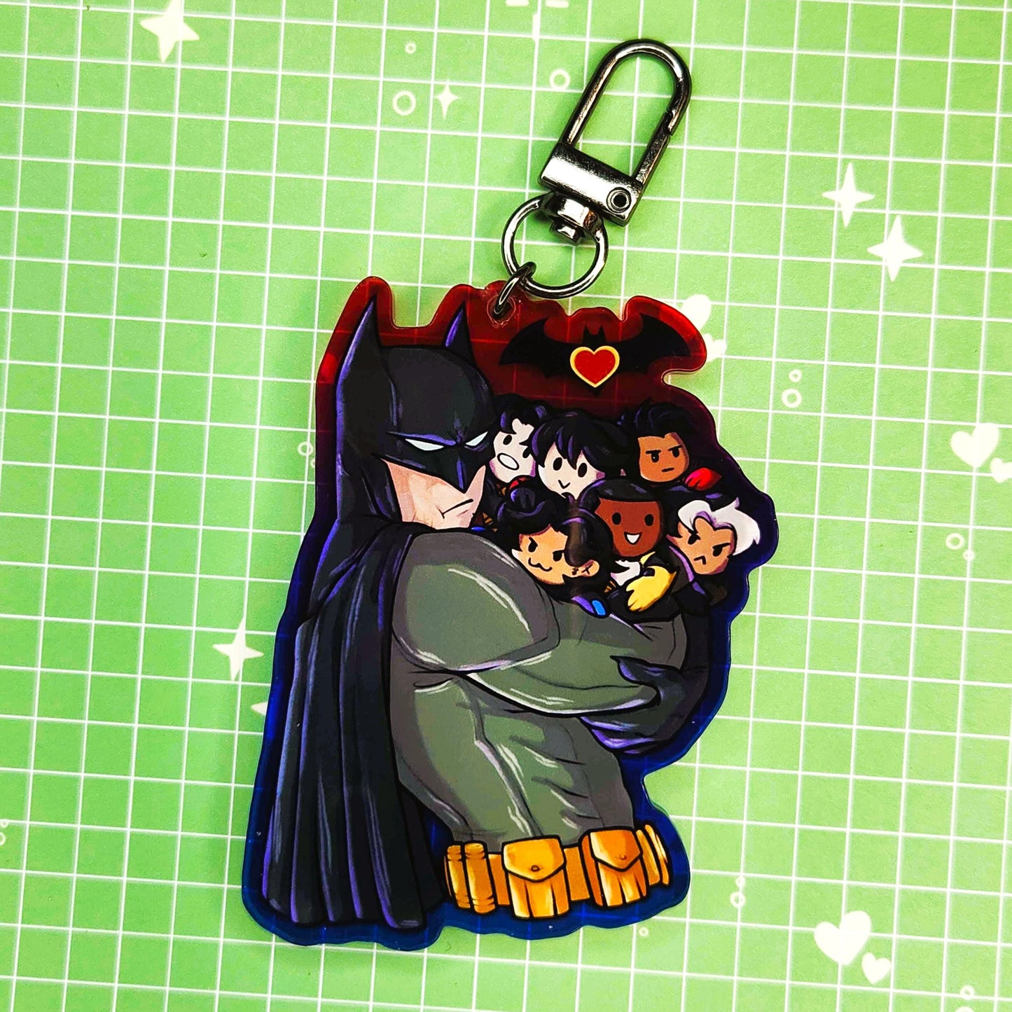 Batfamily 3" Acrylic Keychain