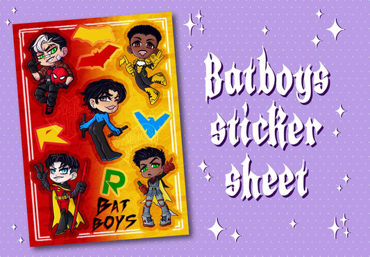 Batboys Sticker Sheet