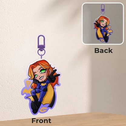 Batgirl Barbara Gordon 3" Acrylic Keychain