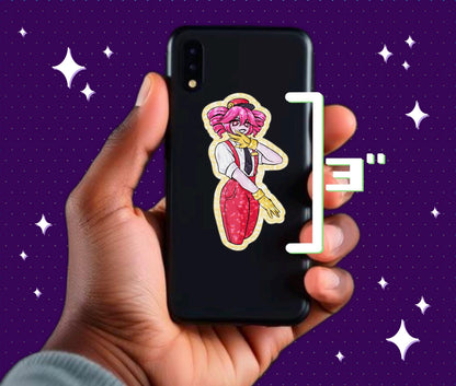 Mesmerizer VOCALOID Hatsune Miku and Kasane Teto 3” Holographic Stickers