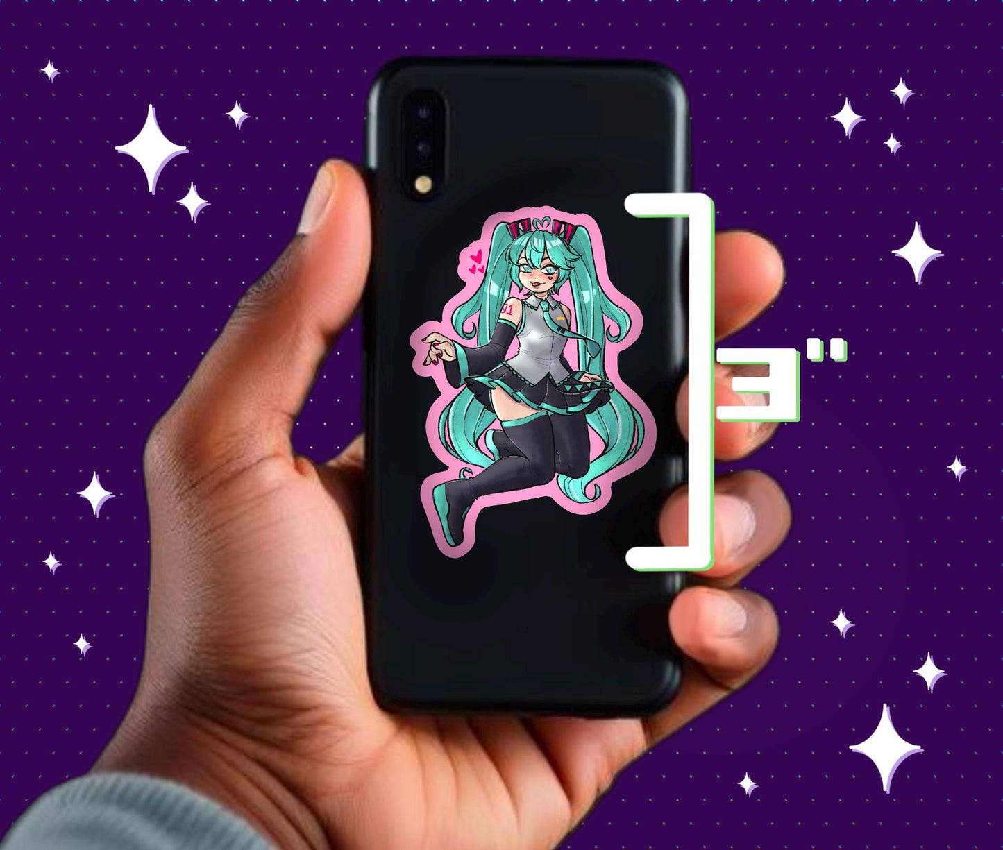 Hatsune Miku 3" Sticker