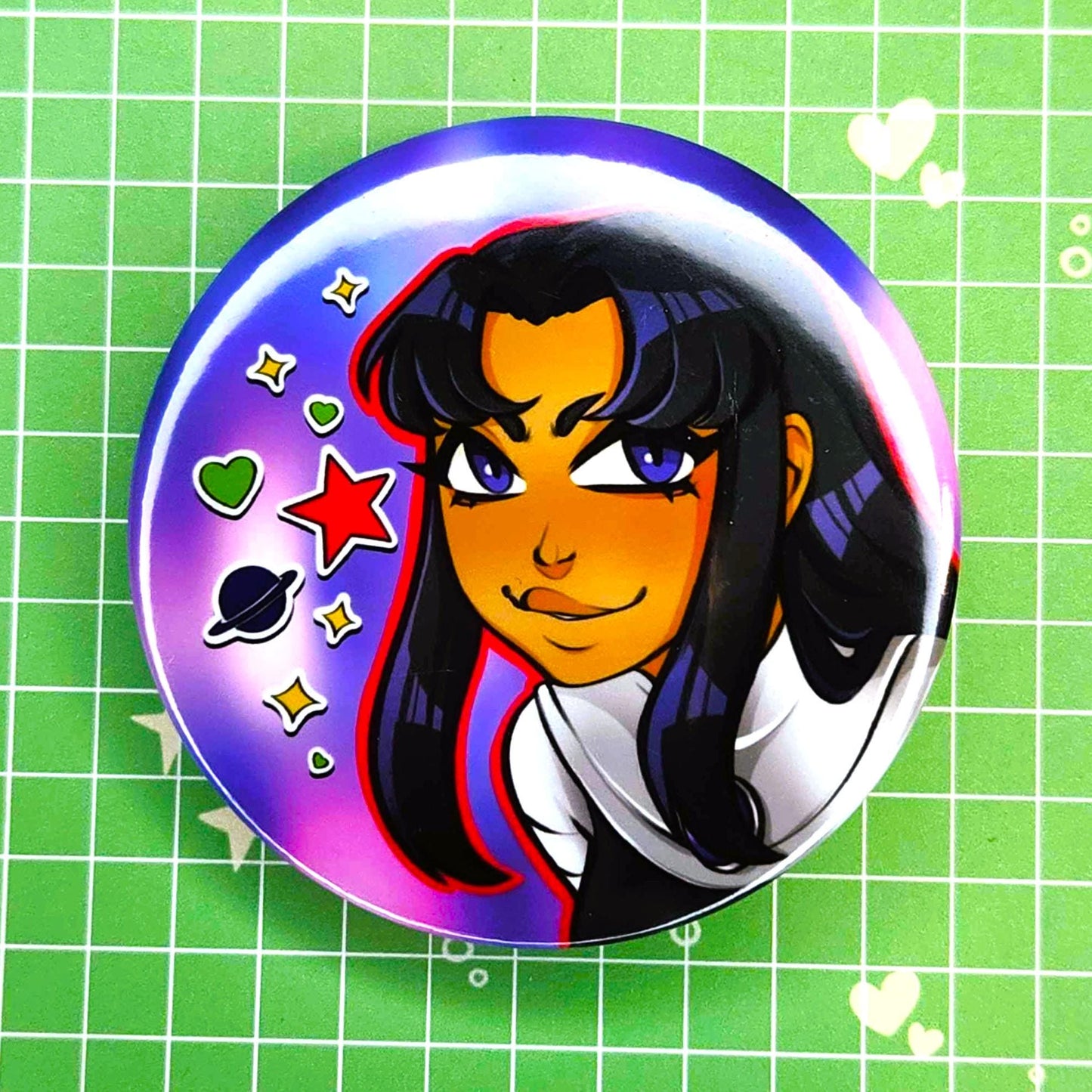 Titans Girls 2" Button Badges
