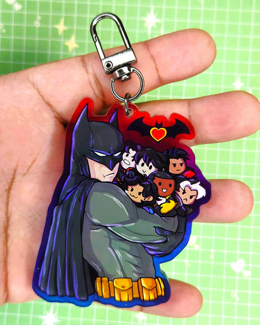 Batfamily 3" Acrylic Keychain