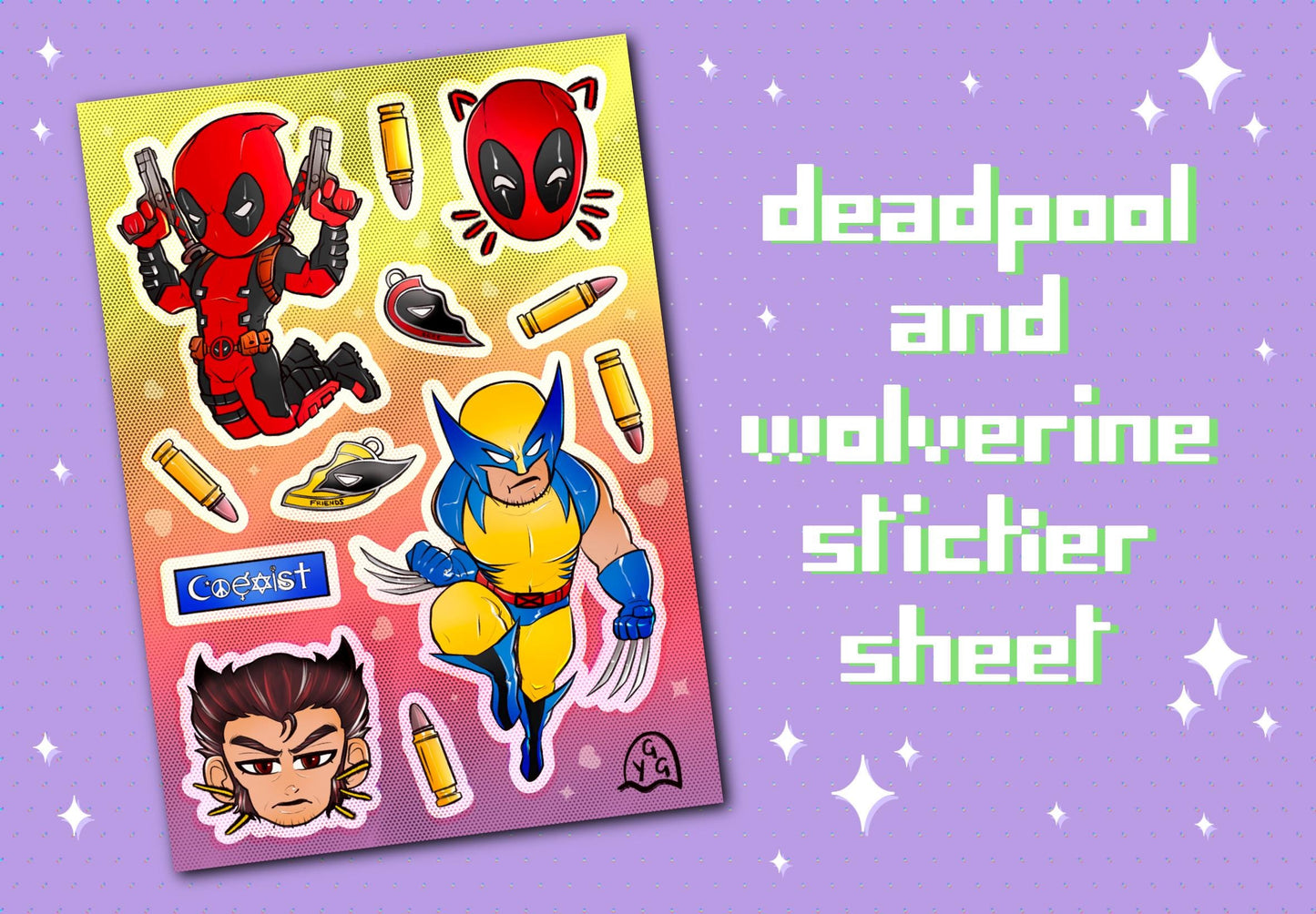 Poolverine Sticker Sheet