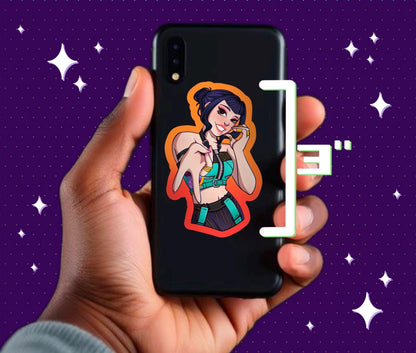 Huntrix K-Pop Demon Hunters 3” Stickers
