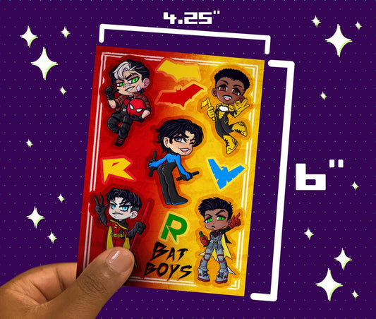 Batboys Sticker Sheet