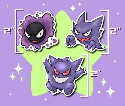 Ghastly Evolution Sticker Pack