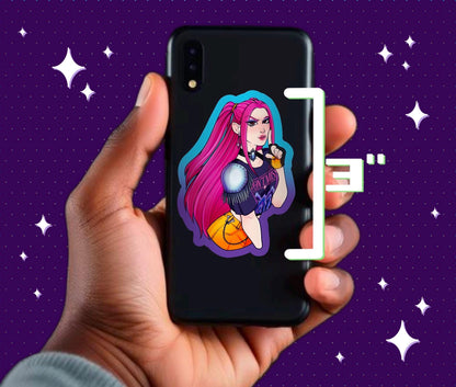 Huntrix K-Pop Demon Hunters 3” Stickers