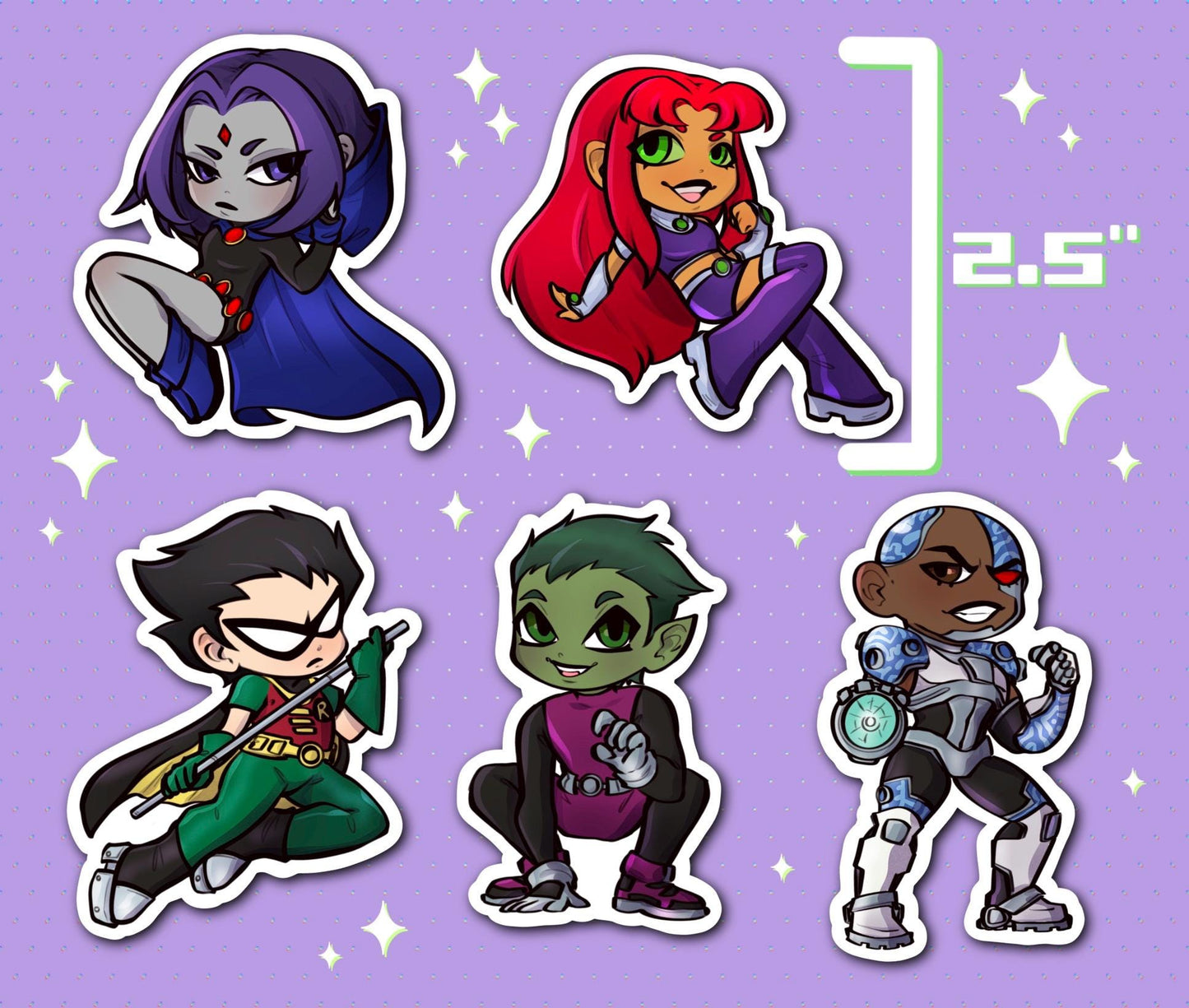 Teen Titans Sticker Pack