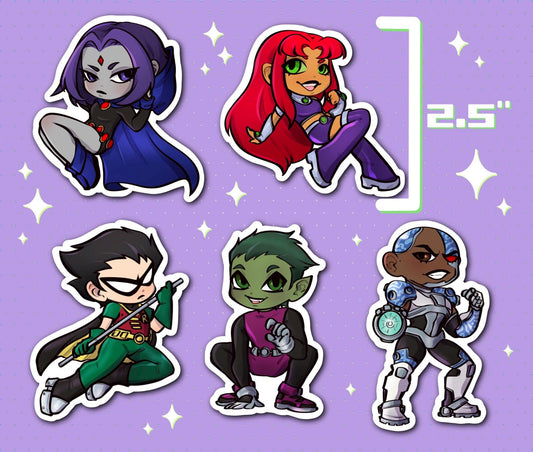 Teen Titans Sticker Pack