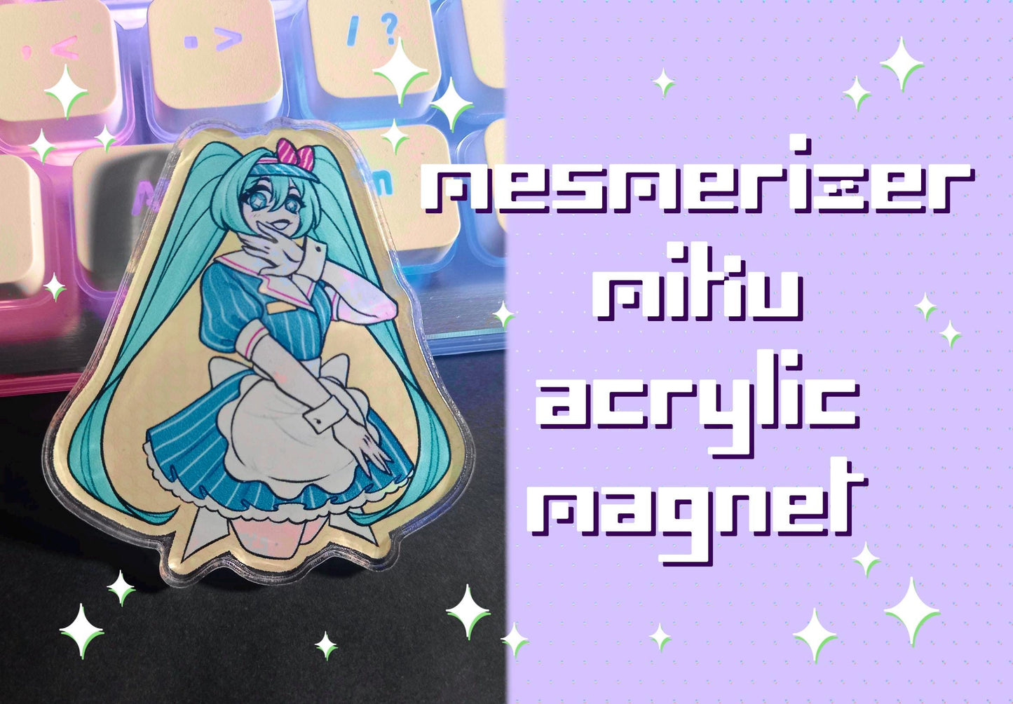 Mesmerizer Miku 2" Acrylic Magnet
