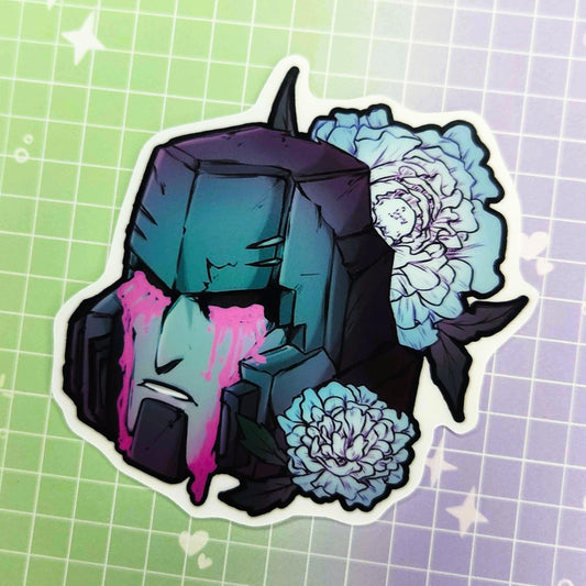 Transformers Megatron and Hot Rod 3" Stickers