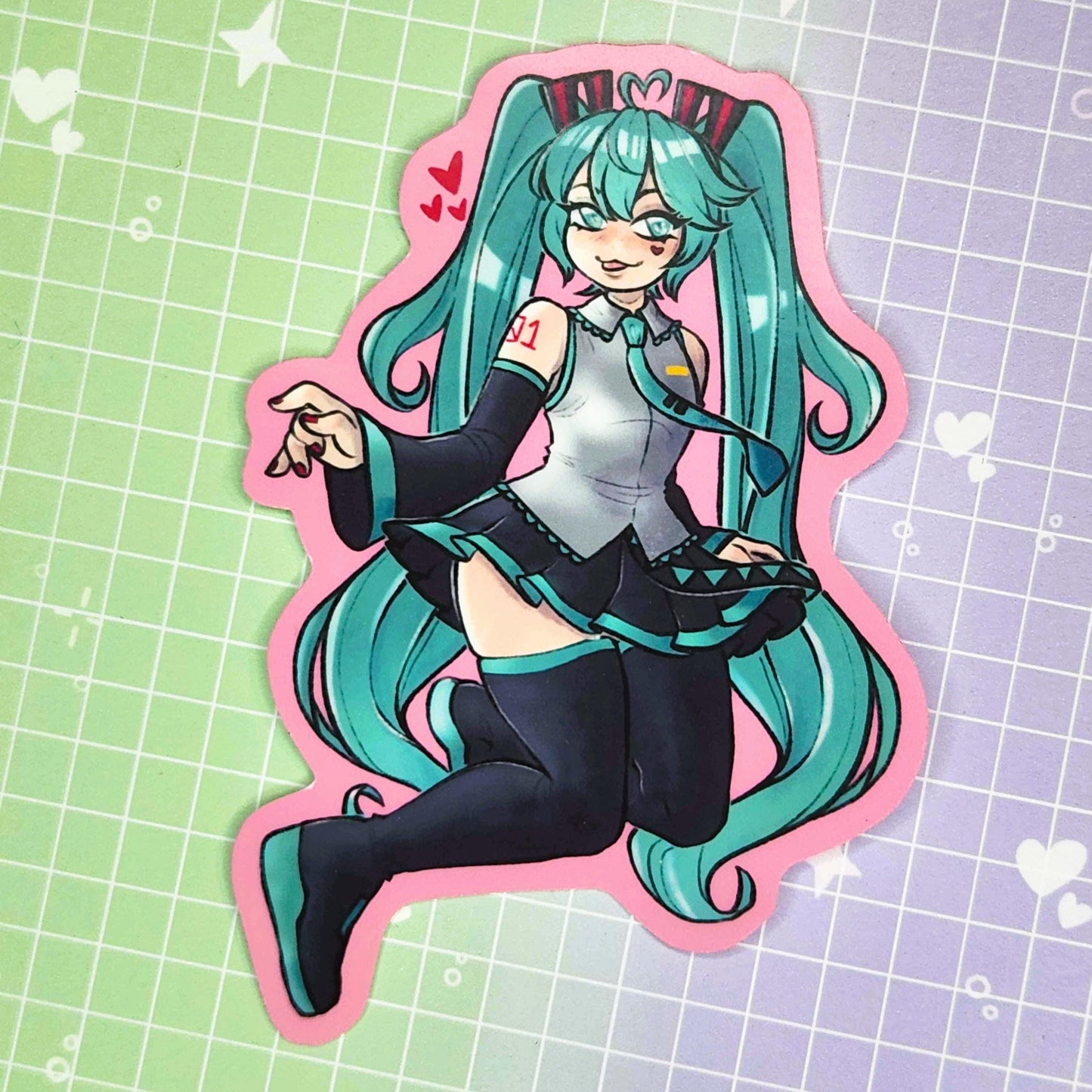 Hatsune Miku 3" Sticker