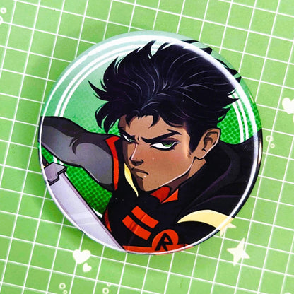 Batboys 2" Button Badges