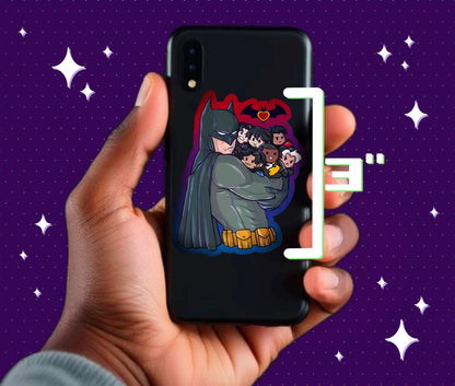 Batfam 3" Sticker