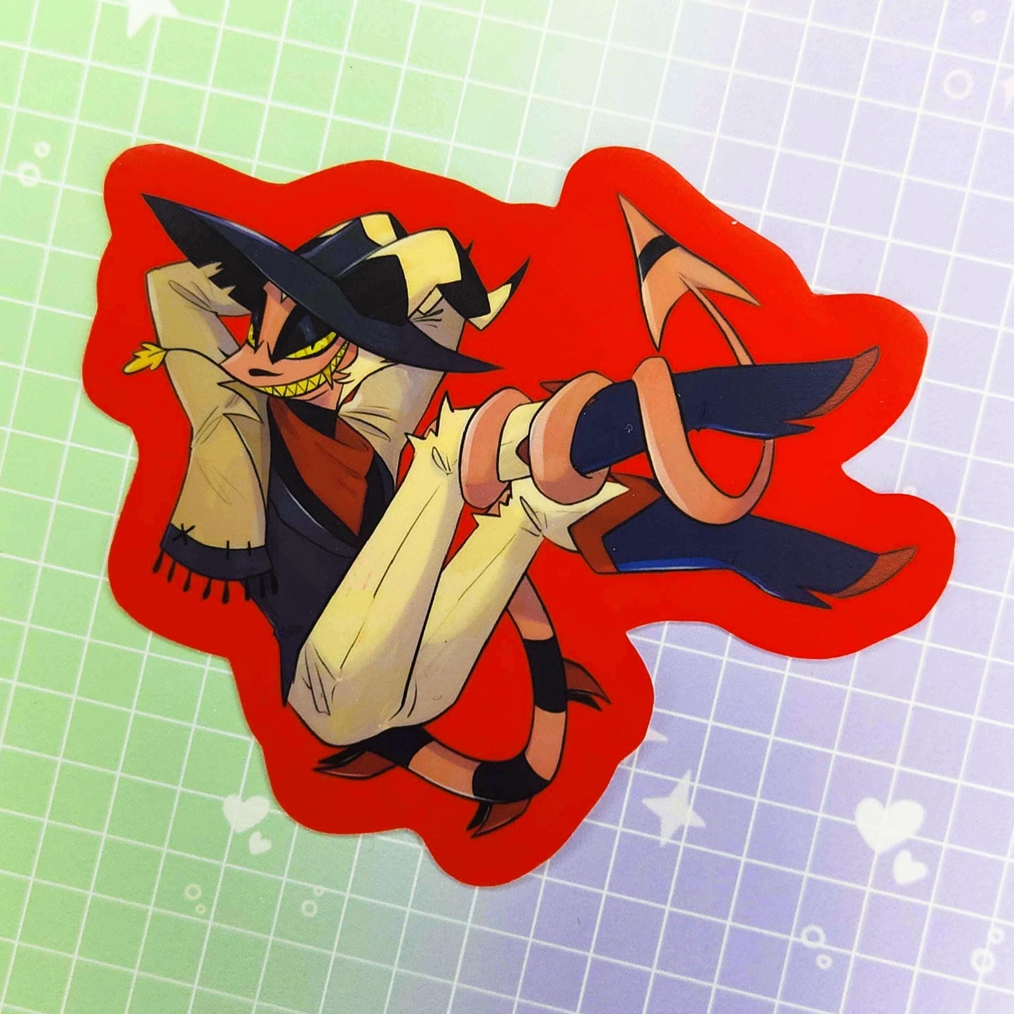 Striker Helluva Boss 3" Sticker