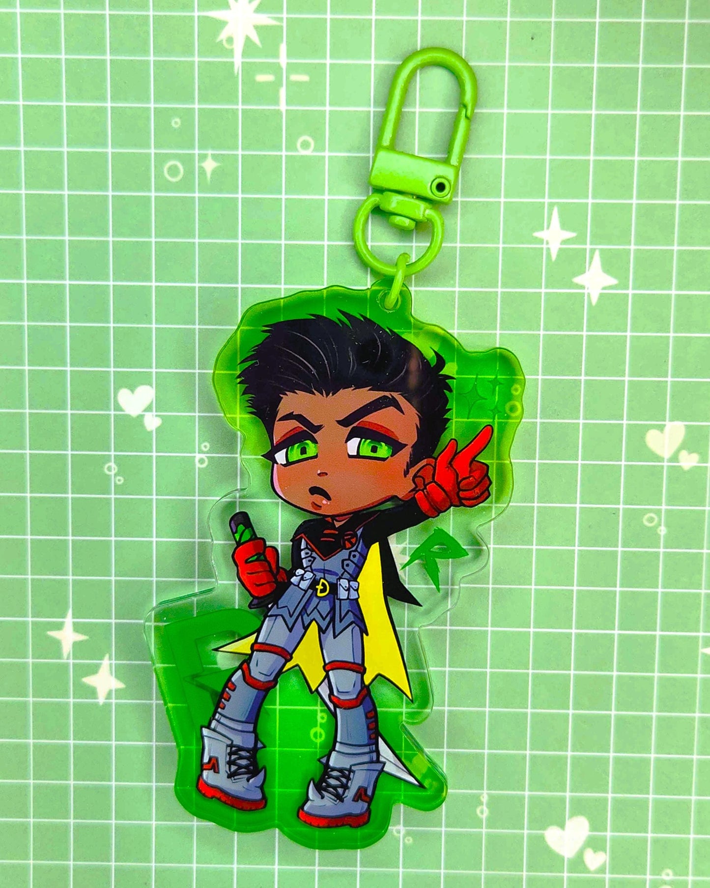 Robin Damian Wayne 3" Acrylic Keychain