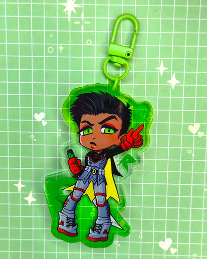 Robin Damian Wayne 3" Acrylic Keychain