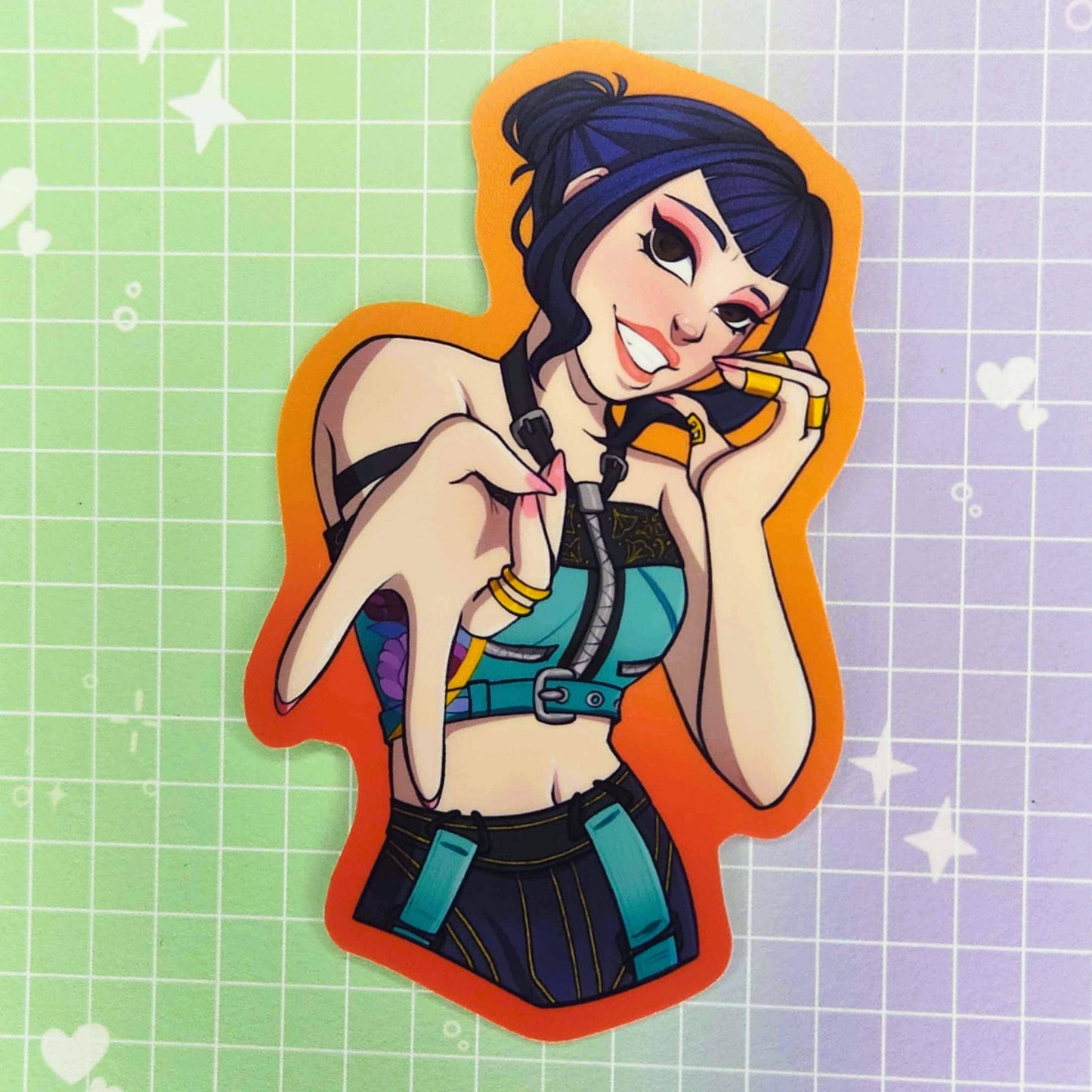 Huntrix K-Pop Demon Hunters 3” Stickers