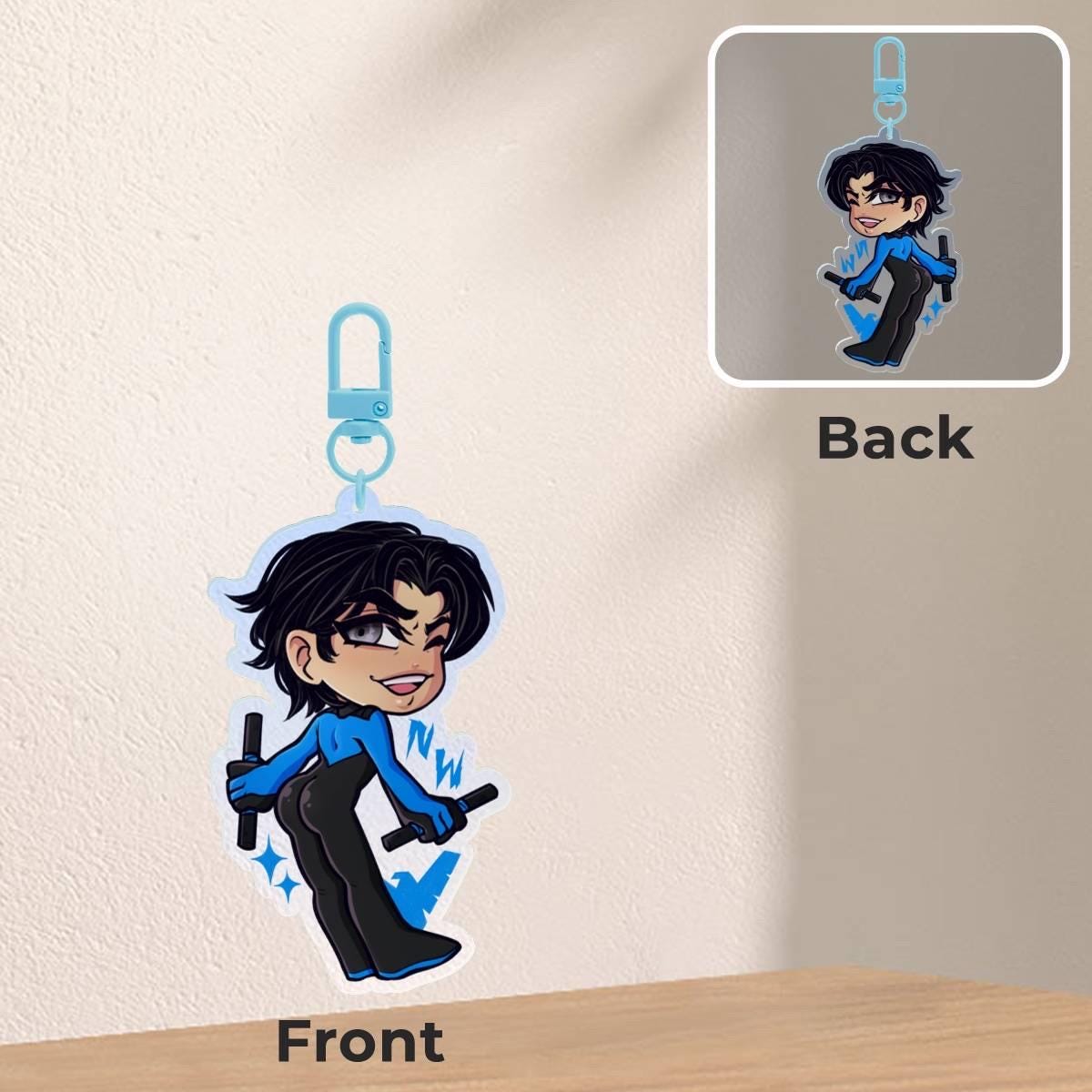 Nightwing Dick Grayson 3" Acrylic Keychain
