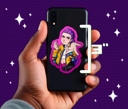 Huntrix K-Pop Demon Hunters 3” Stickers