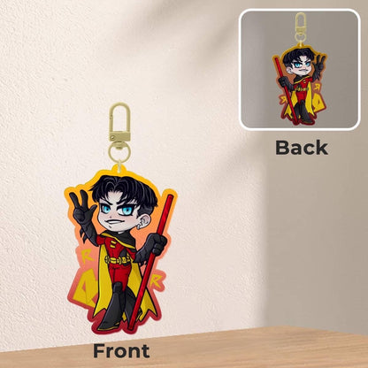 Red Robin Tim Drake 3" Acrylic Keychain