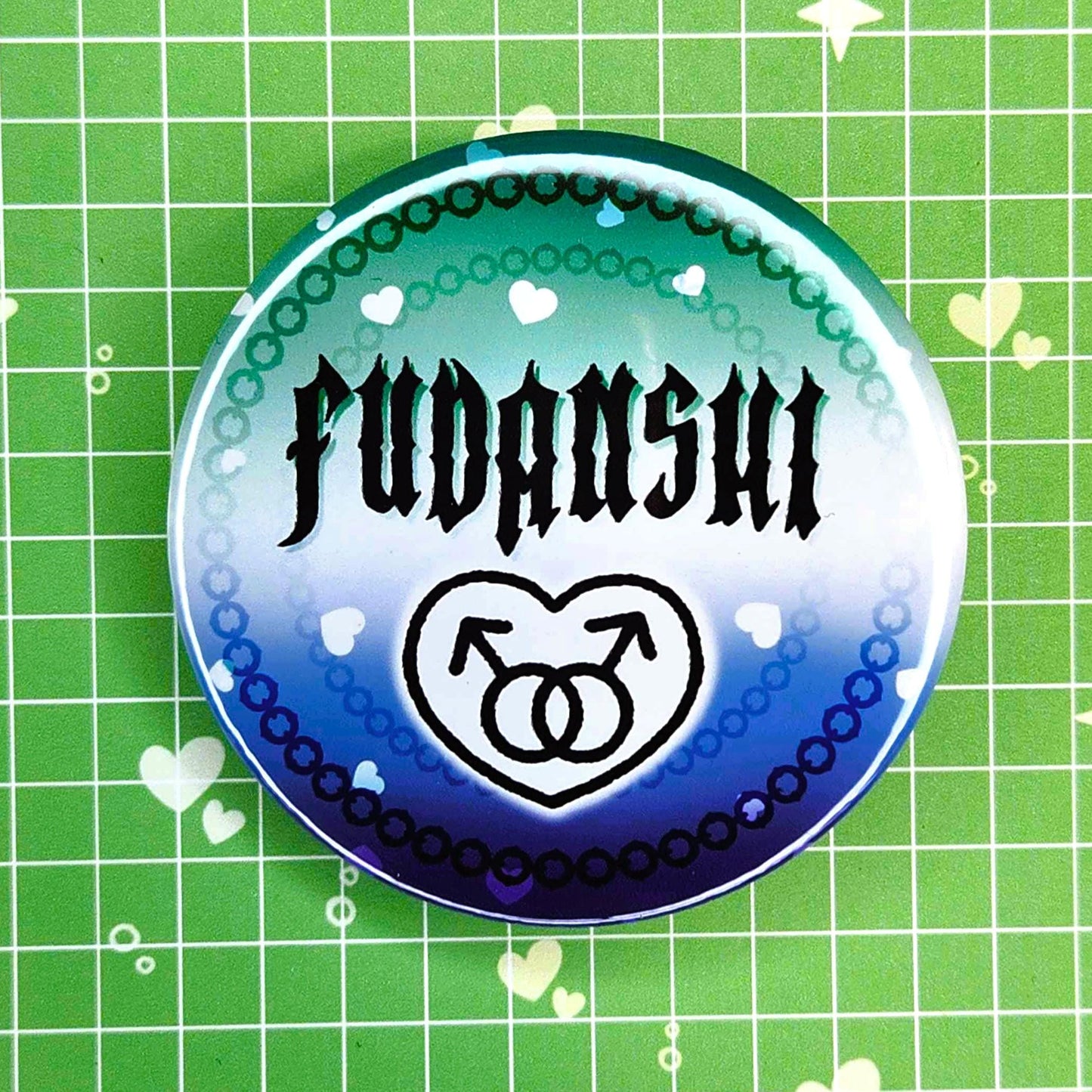 Boys Love BL/Girls Love GL 2" Button Badges