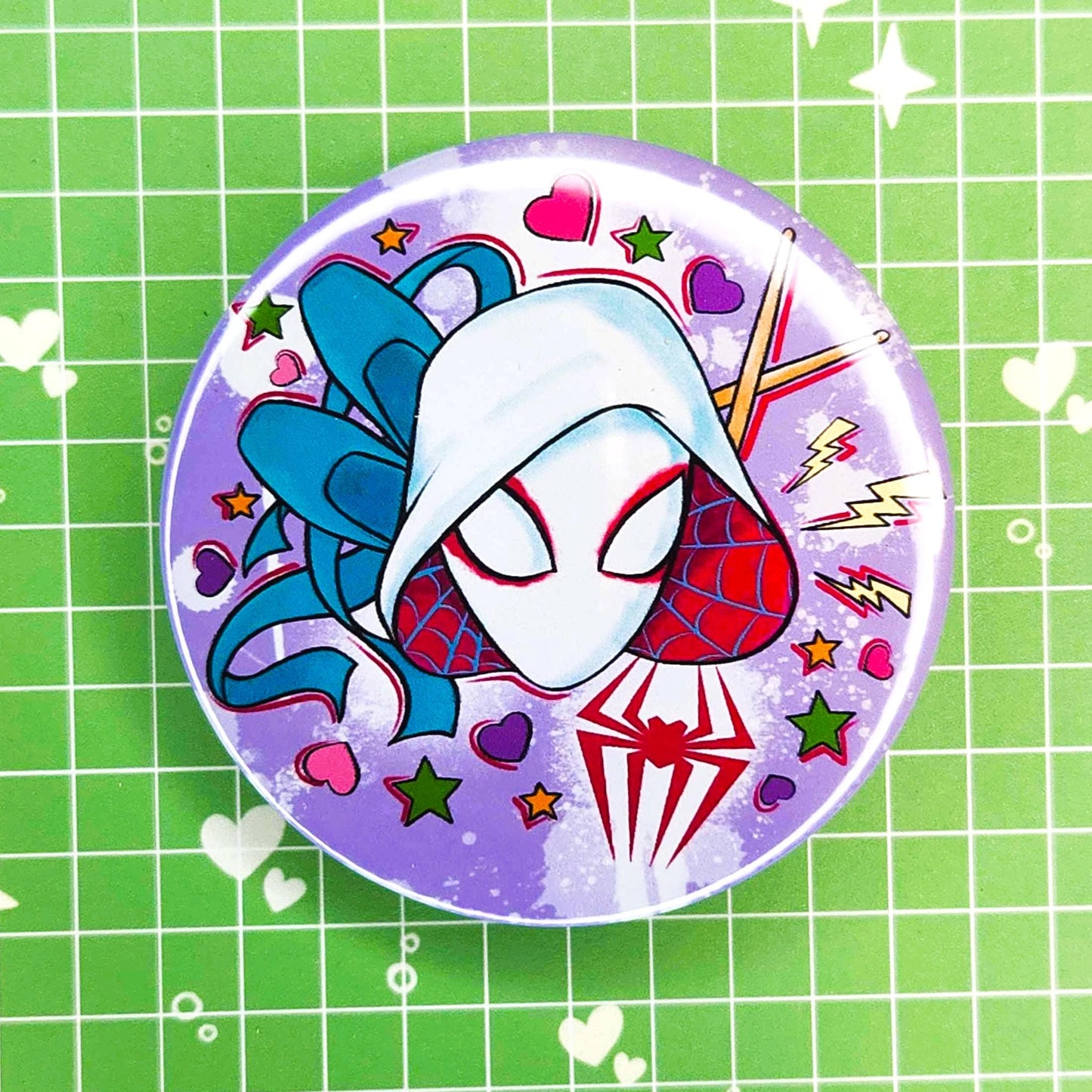 Spider Peeps 2" Button Badges