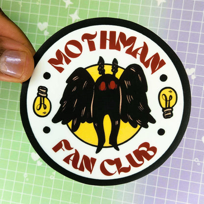 Mothman Fanclub 3" Sticker