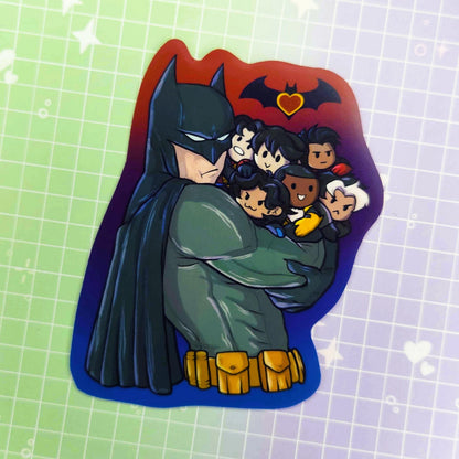 Batfam 3" Sticker