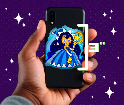 CRK Moonlight and Sea Fairy 3” Holographic Stickers