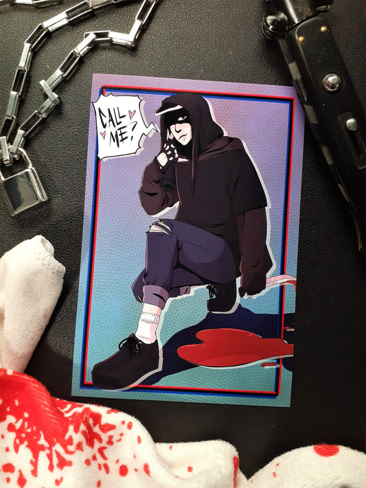 Scream Killer "Call Me?" 5"x7" Art Print