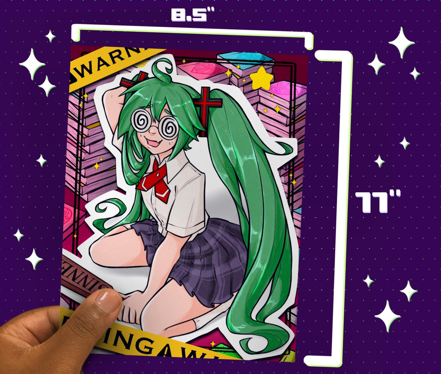 Confessions of a Rotten Girl Hatsune Miku 8.5x11 Art Print