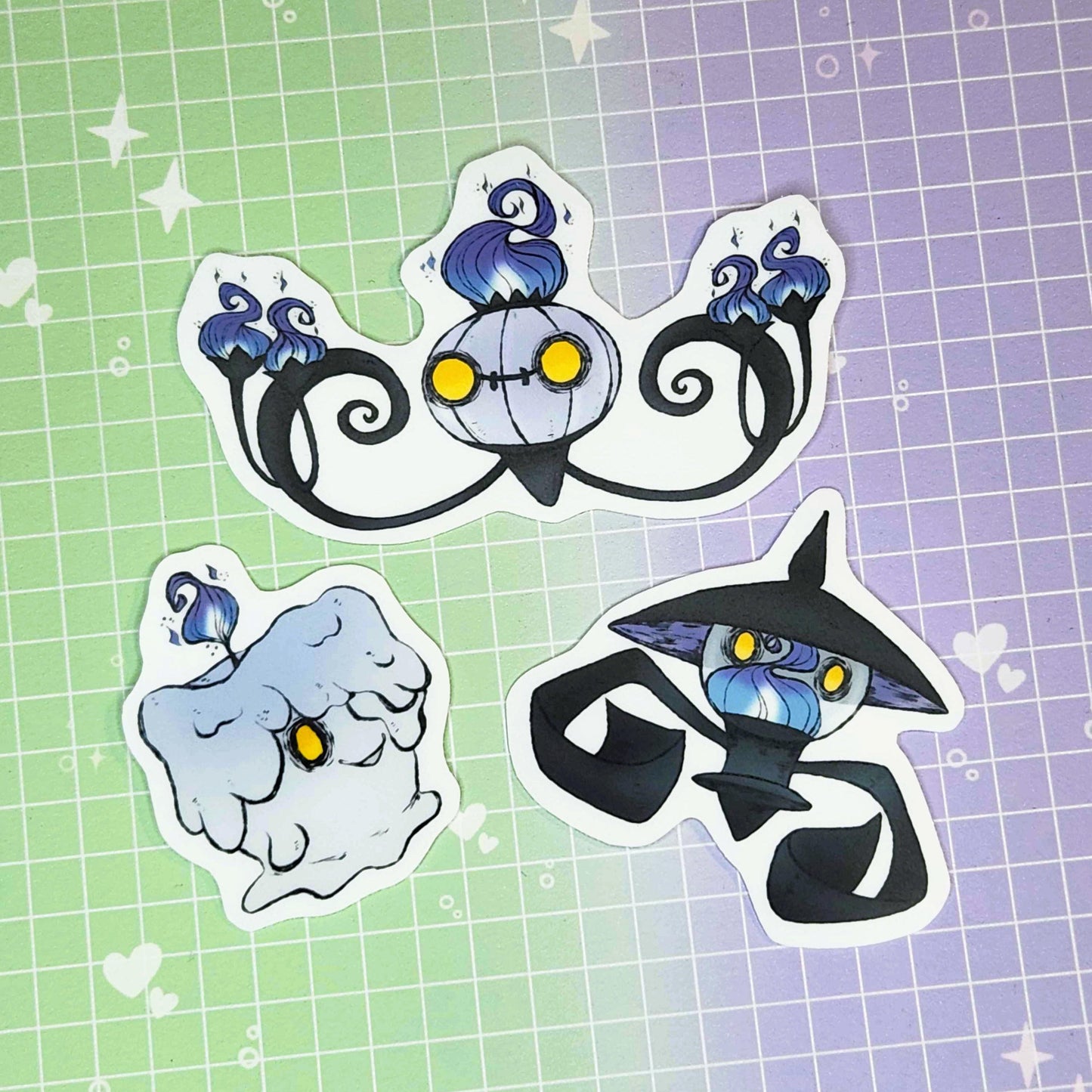 Litwick Evolution Sticker Pack