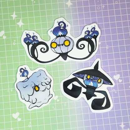 Litwick Evolution Sticker Pack